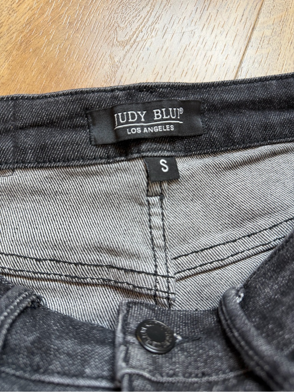 Judy Blue Tummy Control Shorts In Washed Black Size Small Style JB150247 - Picture 12 of 13